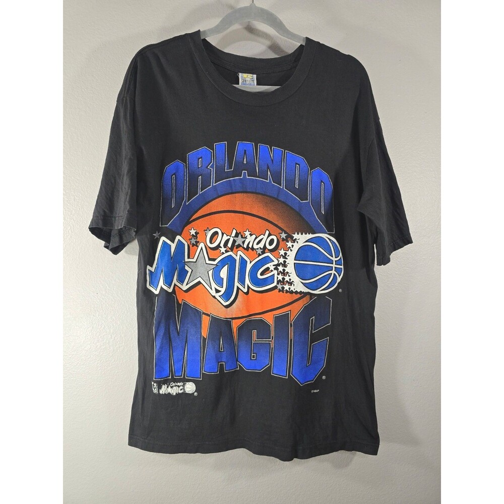 Vintage 90s Orlando Magic T Shirt Large Competitor Big Logo NBA Graphic USA AF